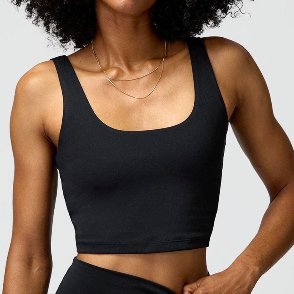 Spiritual Gangster Indie Crop Tank in Black